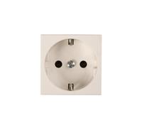 Mosaic single socket with/u 16A Schuko white 077213