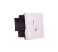 MOSAIC Single Socket z/u 15A Standard US White 077504