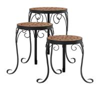 Mosaic Tables Ceramic Tables Garden Balcony Plant Stand Flower Table vidaXL