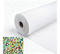 Mosaic Tile Mesh Sheets, 13 x 200 Inch Fiberglass Mosaic Backing Mesh for Crafts Wall Tile Making Art Projects for Tile Installation Supplies Tools(Non Sticky)