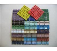 Mosaic Tile Mix. 2cm Mini Mix Pack 23 Colours 575 Tiles