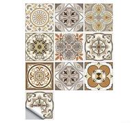 Mosaic Tile Stickers for Bathroom and Kitchen Walls and Floors 3D Gel Design for Easy Application and Stylish Upgrade (MZ-6-010)