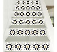 Mosaic Tile Stickers for Bathroom Kitchen Walls or Floors, PVC Gel Material, Easy to Cut and Apply, Resistant to Oil and Water Stains (20x20cm MZ-6-105)