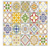 Mosaic Tile Stickers Pack of 16, for 200mm x 250mm / 20cm x 25cm / 8 x 10 Inch, Waterproof for Kitchen & Bathroom GT33
