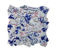 Mosaic Tiles 100g Ceramic Mosaic Tiles Blue Irregular Fragments DIY Arts Making for Crafs Creative Hobby Home Wall Decor Mixed Mosaic Tiles(8)