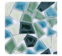 Mosaic Tiles 100g Porcelain Mosaic Tiles DIY Craft Ceramic Making Materials Hobby Pieces Bulk(Mix4)