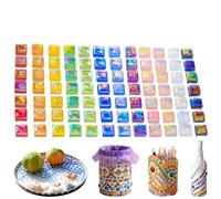 Mosaic Tiles 1100 Pieces Mixed Color Iridescent Art Supplies