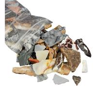 Mosaic Tiles 250g Irregular Shaped Mosaic Tiles Mixed Color Particles Mosaic Piece DIY Making Stones for Craft Hobby Arts Home Wall Decor(Color 14)
