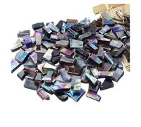 Mosaic Tiles 250g Irregular Shaped Mosaic Tiles Mixed Color Particles Mosaic Piece DIY Making Stones for Craft Arts(Color 10)
