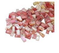 Mosaic Tiles 250g Irregular Shaped Mosaic Tiles Mixed Color Particles Mosaic Piece DIY Making Stones for Craft Arts(Color3)