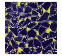 Mosaic Tiles 4.3oz/122g Polygon Porcelain Mosaic Tiles DIY Craft Ceramic Making Materials 1-4cm Length,1~4g/pc,3.5mm Thickness(Color 9)