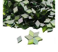 Mosaic Tiles 50g Clear Glass Mosaic Tiles Multi Color Mosaic Piece DIY Making Stones for Craft Hobby Arts(Color 37)