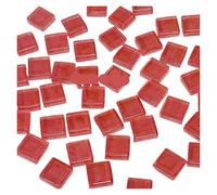 Mosaic Tiles 50pcs Glass Mixed Color Mosaic Tiles Pieces Handmade Crystal Creative Materials DIY Craft Mini(Color 5)