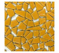 Mosaic Tiles Arts and Crafts, Mosaic Kit 100g Mixed Color DIY Ceramic Mosaic Glass Mirror Handmade Ornaments Tiles Wall Accessory Candle Holder Lampshade Craft(Color 5)