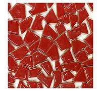 Mosaic Tiles Arts and Crafts, Mosaic Kit 100g Mixed Color DIY Ceramic Mosaic Glass Mirror Handmade Ornaments Tiles Wall Accessory Candle Holder Lampshade Craft(Color 12)
