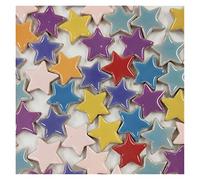 Mosaic Tiles Arts and Crafts, Mosaic Kit Creative Ceramic Mosaic Tiles DIY Hobbies Craft Art Handmade Decorative Materials Various Mixes Irregular Mini Mosaic Tile 100g(Y)