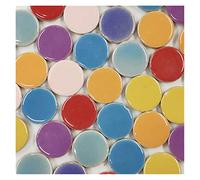 Mosaic Tiles Arts and Crafts, Mosaic Kit Creative Ceramic Mosaic Tiles DIY Hobbies Craft Art Handmade Decorative Materials Various Mixes Irregular Mini Mosaic Tile 100g(O)