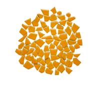 Mosaic Tiles for Crafts 500g Ceramic Fragments Mosaic Particles Hand-Stitched DIY Bulk Colored Glazed Tile Craft Painting(Centre 3)