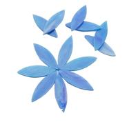 Mosaic Tiles Leaf Shaped Mosaic Tiles Stained Glass DIY Handmade Coaster Puzzle Making Art Wall Decoration Supplies(Green)