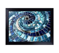 Mosaic Tiles Vol.2 | Lap Tray with Padded Cushion, Portable Surface with Bean Bag Base, Perfect Surface for Working, Crafting, TV Eating and Laptop Use