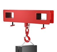 MosaicAL 2 Ton Forklift Lifting Hook 4000 LBS Capacity Lift Truck Fork Hoist Swivel Hook Mobile Crane Forklift Attachments (2000Kg)