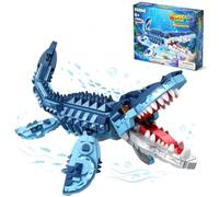 Mosasaurus Building Set Compatible with Jurassic Dinosaur for Kid Age 6-12 | 805pcs Dinosaur Building Toys, Poseable Joints, Dinosaur World Park, Christmas Birthday Dino Gifts for Boys Kids