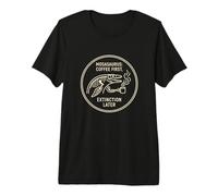 Mosasaurus Coffee First Extinction Later Dinosaur Lover Premium T-Shirt