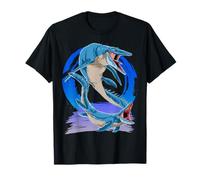 Mosasaurus Colorful Collage Prehistoric Design T-Shirt