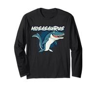 Mosasaurus Dinosaur Prehistoric Funny Kids Toddlers Teens Long Sleeve T-Shirt