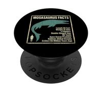 Mosasaurus Facts Prehistoric Ocean Predator Stats PopSockets Adhesive PopGrip