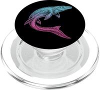 Mosasaurus Illustration Mosasaur PopSockets PopGrip for MagSafe