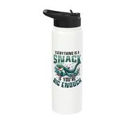 Mosasaurus Prehistoric Marine Reptile Predator Stainless Steel Insulated Water Bottle