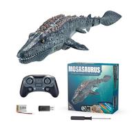 Mosasaurus RC Water Toy - Remote Control Swimming Dinosaur For Kids | Realistic Predator Toy With Light, Spray Water, Forward/Backward & Turns