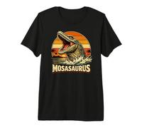 Mosasaurus Retro Ocean Ancient Sea Monster Predator Reptile Premium T-Shirt