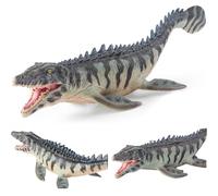 Mosasaurus Toy Artificial Realistic Dinosaur with Movable Mouth & Teeth, Educational Prehistoric Plastic Dinosaur for Kids Statue Toys for Kids 3-5 Figurines