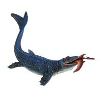 Mosasaurus Toy, Artificial Realistic Mosasaurus with Movable Mouth, 11 Inch Plastic Dinosaur Figurines, Educational Prehistoric Dinosaur Toys, Gifts for Kids
