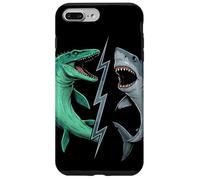 Mosasaurus Vs Prehistoric Epic Shark Battle Comic Book Art Case for iPhone 7 Plus/8 Plus