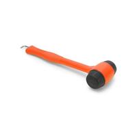 MOSCATELLI Multi-Purpose Camping Hammer, Robust and Ergonomic Mallet Hammer with Hook for Removing Pegs - Orange