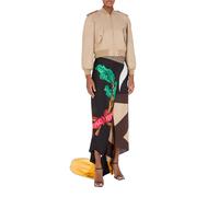 Moschino 100% Shrunk Gabardine Bomber Jacket Beige size 48 | Bomber Jackets Outlet | Women | Brown 48
