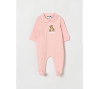 Moschino Baby Boy's Cotton Teddy Bear Print Onesie with Peter Pan Collar - Size: 1M - unisex