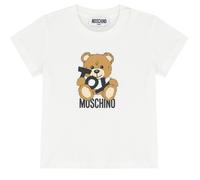 Moschino Baby White Cotton 'Toy' Bear Baby T-Shirt SS25-18/24m