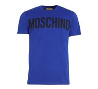 Moschino Bold Logo Branded Blue T-Shirt - S