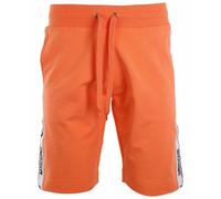 Moschino Branded Tape Legs Shorts - Orange - XS