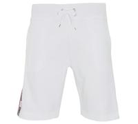 Moschino Branded Tape Legs White Shorts - XXL