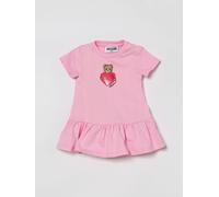 Moschino Cotton Dress With Logo - Size: 3 - unisex