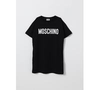 Moschino Cotton T-Shirt Dress with Logo - Size: 10 - female