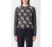 Moschino COUTURE All-Over Bow Wool and Silk Blend Jumper - Size: 44 - female