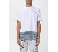 Moschino COUTURE Cotton T-Shirt with Jeans Print - Size: XL - male