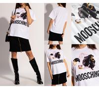 Moschino Couture Cow T-shirt Oversized Loose Boxy Tee XXS
