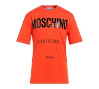 Moschino Couture Gloss Logo Orange T-Shirt - L